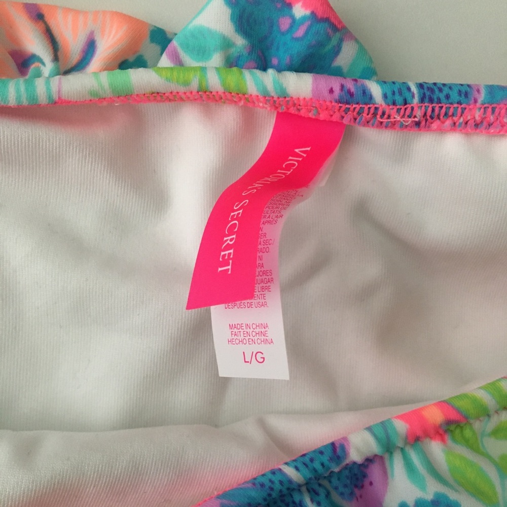 NWOT Multicolor Ruffle Bikini Bottom - Picture 3 of 4